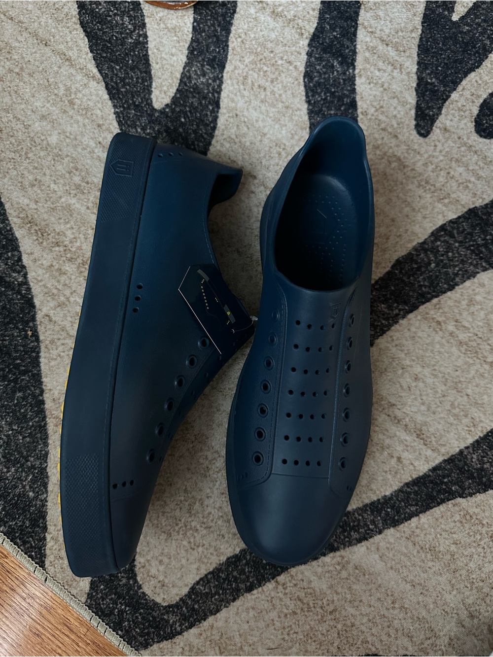 BiiON Men's Golf Navy Slip-On Casual Shoe